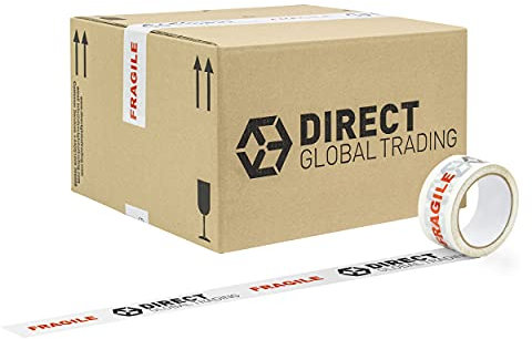 20 Strong Cardboard Storage Packing Moving House Boxes Double Walled Perfect for Delicate Items 34cm x 31cm x 20cm with Fragile Tape