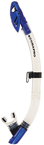 Scubapro SEPCTRA Dry Schnorchel-Set, Atemregler für Kaltwasser, Unisex, Erwachsene, Clear/Blau, Einheitsgröße