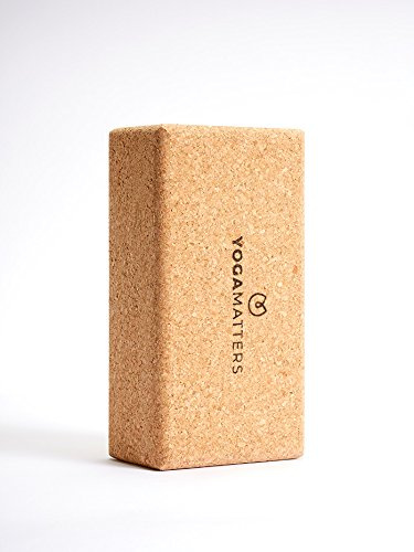 Yogamatters Cork Yoga Brick Block | Eco Friendly, Sustainable and Non-Toxic | Perfect for Yoga, Pilates, Training and Home Workouts