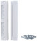 Siegenia Aeromat mini Standard Falzlüfter inkl. Drehverschluss 9016 & ToniTec® Schraubenset KL-FR 8
