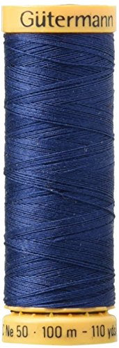 Natural Cotton Thread 110 Yards-Midnight Blue