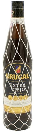 Brugal Extra Viejo | Premium Rum | aromatische Noten für ausgewogene Drinks | 38% Vol | 700ml Einzelflasche