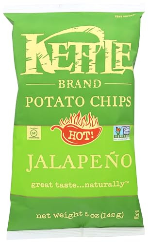 Kettle Brand - Potato Chips Hot Jalapeno - 5 oz.