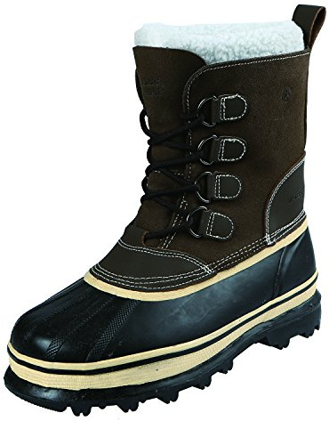 Northside Men's 910826M Back Country Waterproof Padded Sherpa Collar Pack Boot,Brown,9 M US