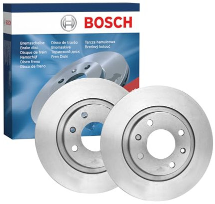 Bosch BD747 Discos de freno, certificación ECE-R90, 1 juego de 2 discos