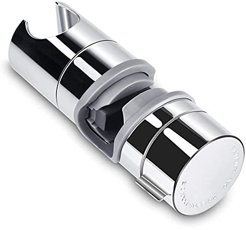 Handbrause Halterung Aoleca 18-25 mm Verstellbar Brausehalter Duschhalterung für Handbrause oder Duschkopf Für Badezimmer, 360° drehbar, ABS Grade Kunststoff, Verchromt