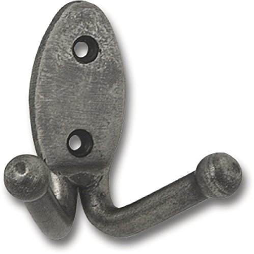 SIRO 1421/ZN9 Mantelhaken Cage Breite 70 mm, Höhe 61 mm, Stahl altzinn antik