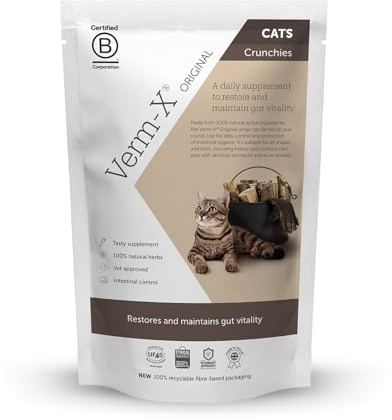 Verm-X Friandises pour le Soin Intestinal pour Chat 60 g