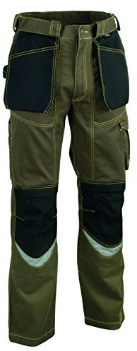 Cofra 40-00V015 - Pantaloni alla zuava da lavoro Bricklayer in Cordura, peso 290g/m², 40-00V01503-46