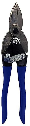 MIDWEST Utility Aviation Tin Snip - Wide and Trim Cut Cold Rolled Steel Cutter, Made in the USA - MWT-67S