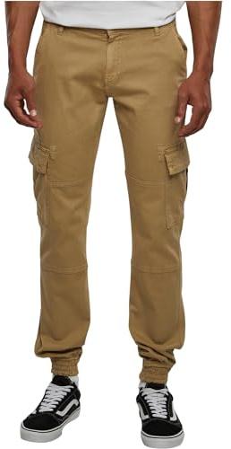 Urban Classics Pantalones Cargo para Hombre, de Sarga, para Hombre, Disponibles en Muchos Colores, Tallas 30 – 44, Arena, 34