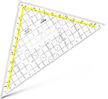 Aristo TZ-triangel teckendricka (plexiglas, 225 mm) glasklar