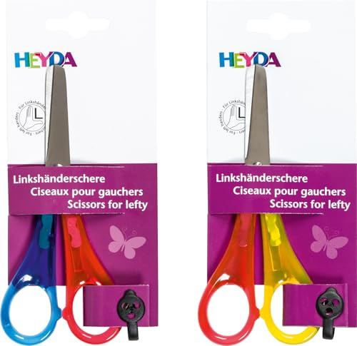 Heyda 2048088 universalsax/barnsax/vänstersaxar 13 cm rund för vänsterhänta