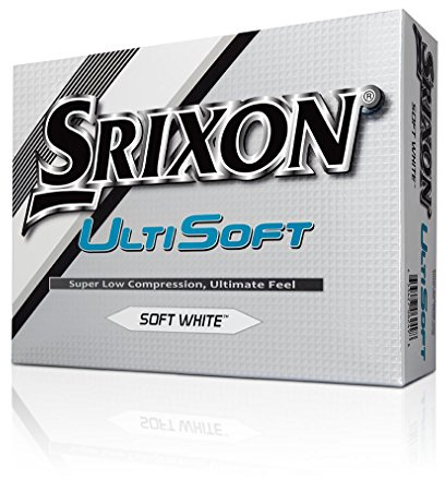 Srixon ultisoft Palline 4 Strati da Golf, Unisex Adulto, Unisex Adulto, 653427062498, Bianco, M