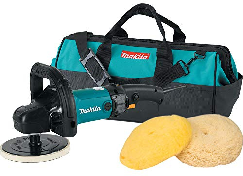 Makita 9237CX3 7-Inch Variable Speed Polisher-Sander with Polishing Kit by Makita