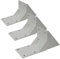 Mendler 3er-Set Dachsparrenadapter für Kassetten-Markise T124, Dachsparren Halterung Adapter - weiß