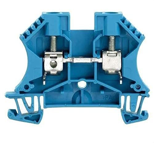 Weidmüller 1020280000 WDU 6 BL Bornes de Paso, 1 Piso, 6mm², Caja de 100