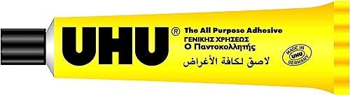 UHU: Adhesivo multiusos (tubo de 60 ml), color transparente