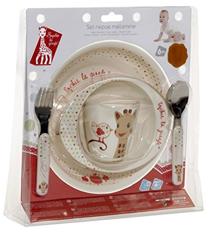 Sophie la Girafe – Fresh Touch – Melamin-Menüset – Kiwi-Version