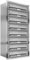 AL Briefkastensysteme, 8er Unterputzbriefkasten, Briefkasten rostfrei, 8 Fach Briefkastenanlage modern, Edelstahl Postkasten