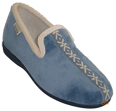 Slipper chiuso con bordo sulla lama Muro celeste taille 38