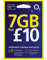 O2 | Pay As You Go Sim Card From O2 | Black 8GB/£10