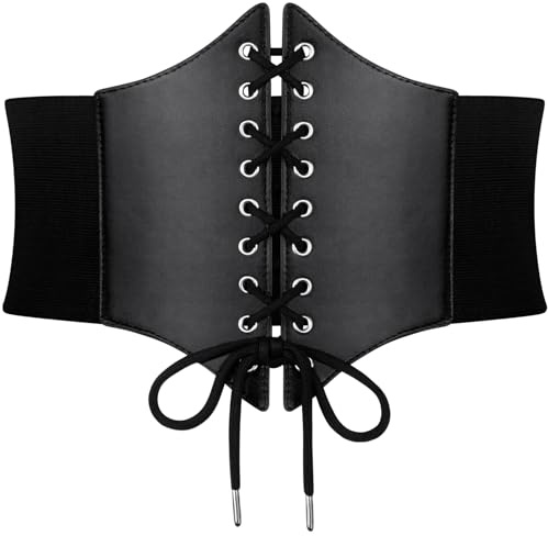 MELLIEX Ceinture Extensible Large - Slim Fit Taille Elastique Mode Cordon Réglable pour Femmes, M