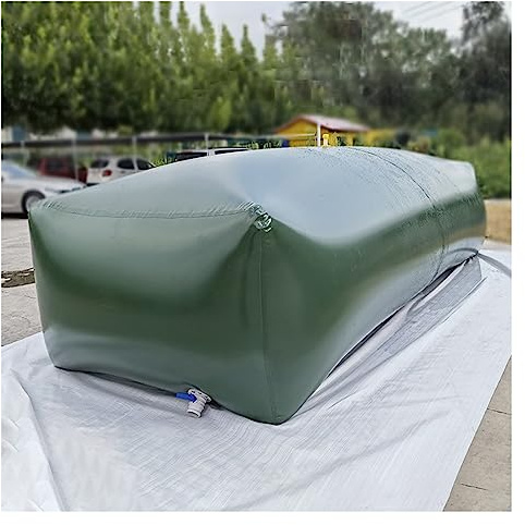 PpeiliL Réservoir d'eau Portable Pliable avec Valve, 1 Ensemble, vessie de Stockage d'eau en PVC for Usage extérieur(4x1x1m/4000L/1056Gallon)