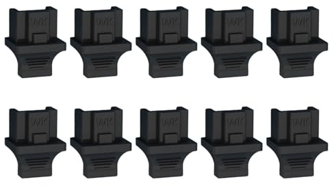 Rudiaoa 10 Uds. Puerto Ethernet RJ45 Tapas Protectoras De Polvo Enchufe para Ordenador Portátil Conectores Enrutador Cubiertas Conexión Ethernet