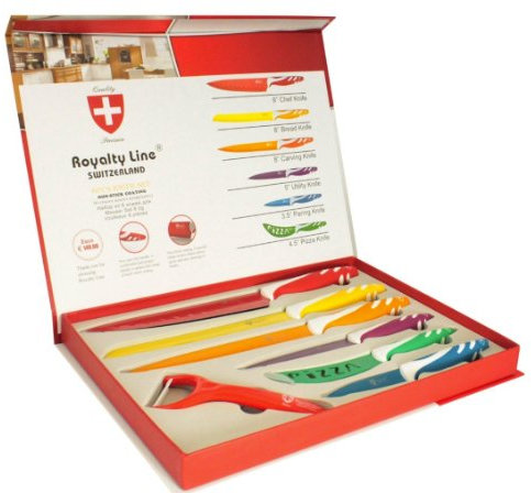 Cuchillos Royalty Line 7 Piezas Multicolor