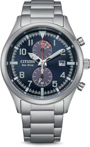 Citizen Orologio Cronógrafo Uomo con Cinturino in Acciaio Inossidabile CA7028-81L