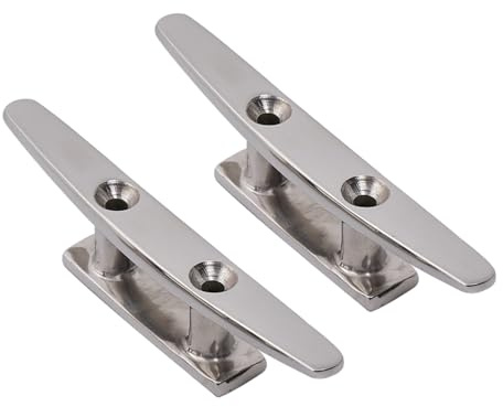 DONGKER 2PCS Stainless Steel Boat Mooring Hooks for Marine Boat Dock Yacht Accessories
