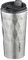 Relaxdays Tazza Termica da caffè, 350 ml, Mug Bevande Calde e Fredde, Borraccia da Viaggio, Acciaio Inox, Argentato Nero, 17 x 8,5 cm