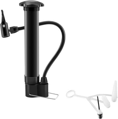 NJCXOLA Ballpumpe für Basketball, Fußball, Volleyball, Rugby, Wasserball, Poloball und andere aufblasbare Produkte, luftpumpe ball, Luftpumpe, Nadeln und Düsen inklusive