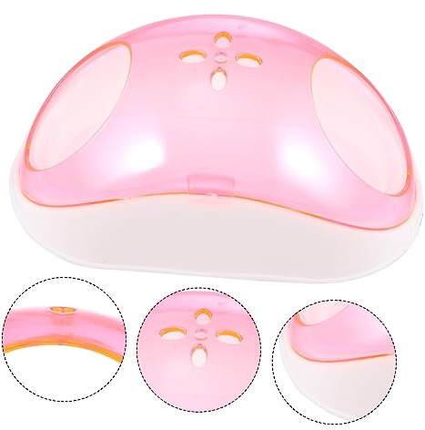 Hemobllo Baño para Mascotas de Plástico para Hámster y Chinchilla con Filtro y Pala Limpieza Diaria la Arena del Baño