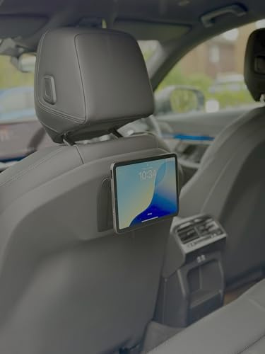 EPICGOODS Kompatibel med BMW baksäte magnetisk surfplattehållare | Pro Travel Comfort System | Kompatibel med BMW X3 X5 X6 5 7-serien i5 iX (2023-2025) G45 G60 G05 G06 G61 | Magnetisk trådlös laddning