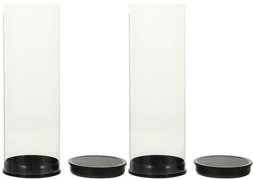 YARNOW Boîte Porte-balles de Golf Transparente en PVC 2pcs, Rangement Pratique et Gain de Place pour Accessoires Golf à Domicile Vitrine