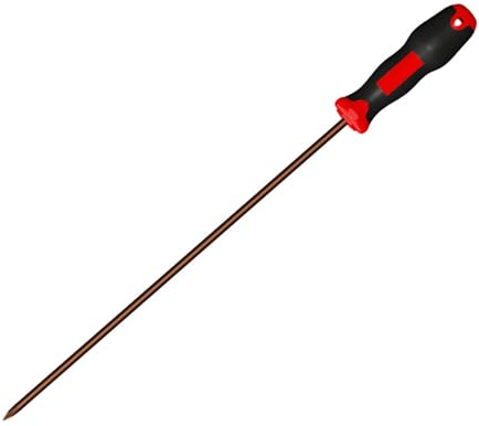 Destornillador extendido de varilla larga ranurada/punta cruzada para máquina de coser, destornillador ranurado de aleación de acero sin esfuerzo