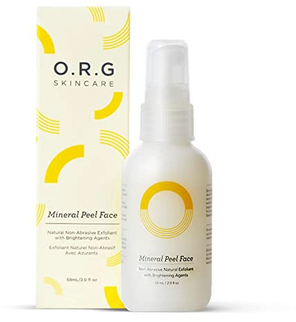 ORG Peel Off Face Cleanser for Gentle Exfoliation and Glowing Skin - Korean Sensitive Skincare - Pore Minimizer Brightening Agent Cruelty Free Natural Formula 2oz