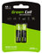 GREEN CELL Akku 2000 mAh 1.2V 2 Stück Mignon wiederaufladbare Batterien AA, Typ NI-MH, 1.2v vorgeladen, hohe Kapazität, zuverlässige Akku Batterien AA, langlebige Batterie AA Lösungen