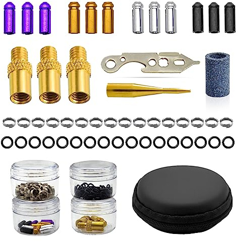 DIMBOI Darts Tune-up Kit Pack - Dart Flight Protectors, Rubber O Rings, Weights, Shaft Rings, Wrench Tool, Accessories Set