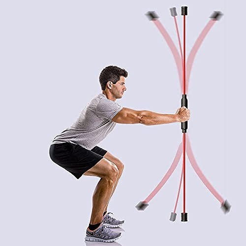ZHEYANG Barra Elastica per Il Fitness,Barra Elastica per Il Fitness per l'allenamento del Corpo Ginnico,Barra per Il rifiuto dei Grassi brucia Grassi per l'allenamento Elastico per Il tremore Fitnes