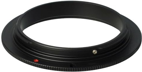 vhbw 55 mm Retroadapter kompatibel mit Canon EOS 6D, 5D Mark III, 60D, 650D, 600D Kamera - Umkehrring für 55 mm Objektiv
