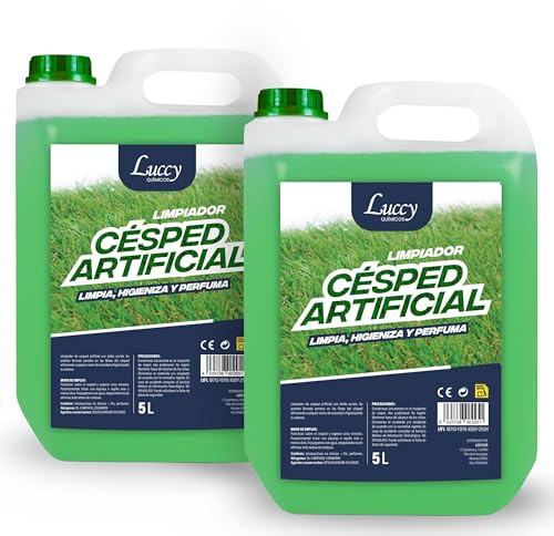 Detergente per la Pulizia di Prati in Erba Sintetica Pronto 10 Litri - Liquido per Pulire Erba Artificiale e Prato Sintetico