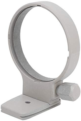Anello di montaggio per treppiede per collare per obiettivo, accessorio per anello per collare di montaggio per treppiede per obiettivo in metallo grigio per obiettivo per