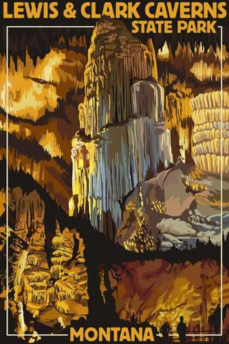 ART.COM Wall Art Print Lewis and Clark Caverns State Park, Montana by Lantern Press, 12 x 18