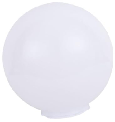 Colcolo Lámpara de Globo para Exteriores, Pantalla de Bola, Decoración, Lámpara Redonda Blanca, Poste de Globo, Fácil Instalación, Cubierta de Lámpara para, 20cm 95mm Boca