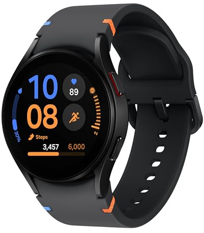 Samsung Galaxy Watch FE 40mm LTE AI Smartwatch w/Fitness Tracking, BIA Sensor, Personalized HR Zones, Heart Rate Tracker, Sleep Monitor, 2024, Black (US Version) (Renewed)