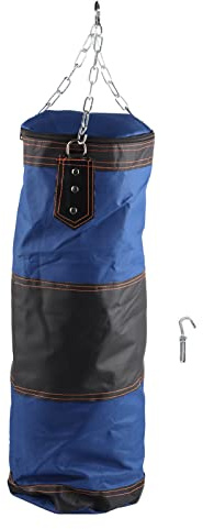 Sacco da Boxe Pesante per Bambini con Materiale Oxford Resistente all'abrasione Fodera Morbida Montaggio a Catena e Riempimento Facile