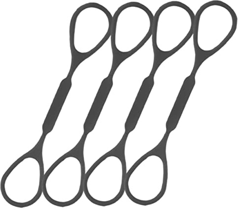 VICASKY 4pièces Boutons de Coulisse Silicone pour Trompette de Rechange pour Accessoires de Musique Butées de Coulisse Robustes